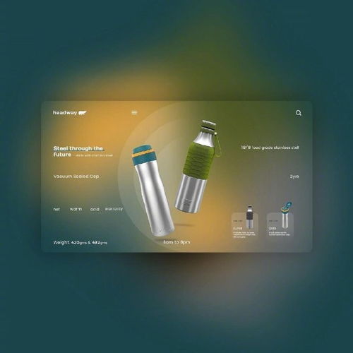 產品網頁版式設計欣賞 背景彌散光配色的視覺魅力